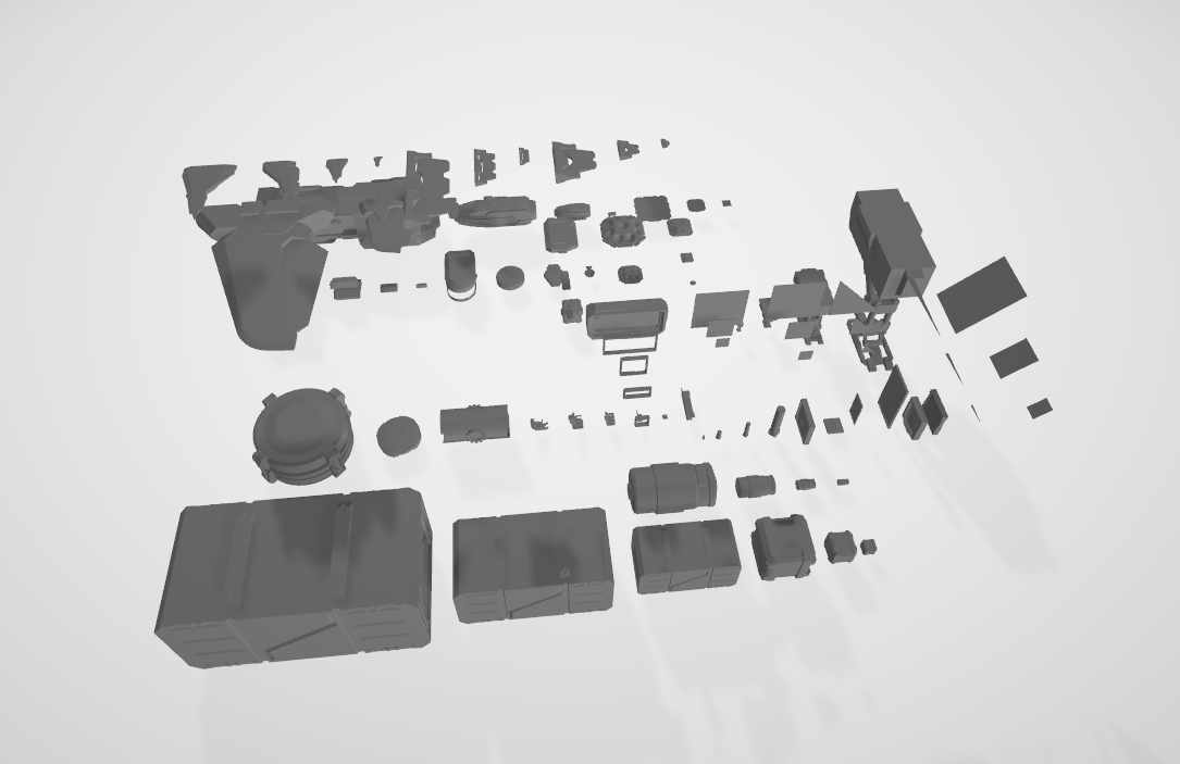 Dual Universe Elements en .OBJ